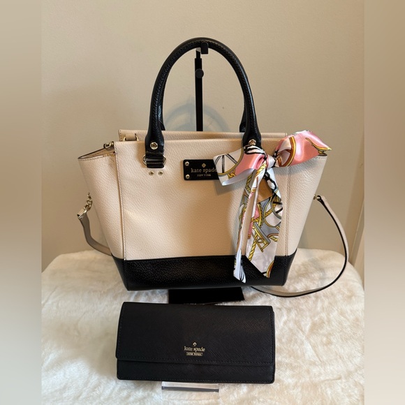 kate spade Handbags - Kate Spade Wellesley Camryn Satchel Crossbody Tote Bag and Matching Wallet